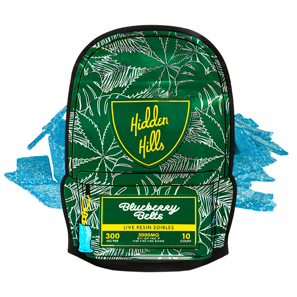 Hidden Hills Live Resin Gummy Belts | 3000mg - Image 3