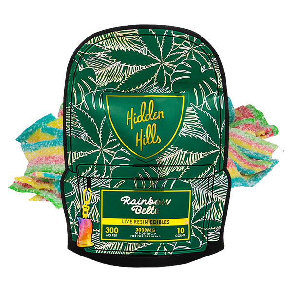Hidden Hills Live Resin Gummy Belts | 3000mg